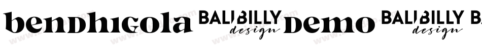 Bendhigola-DEMO字体转换