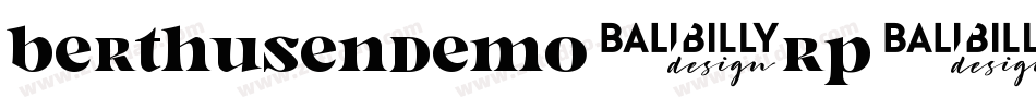 BerthusenDemo-Rp0vE字体转换