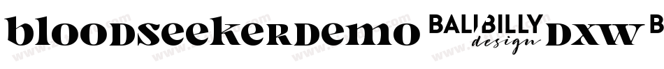 BloodseekerDemo-DxW1字体转换
