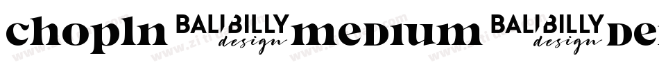 Chopln-Medium-DEMO字体转换