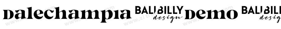 Dalechampia-DEMO字体转换