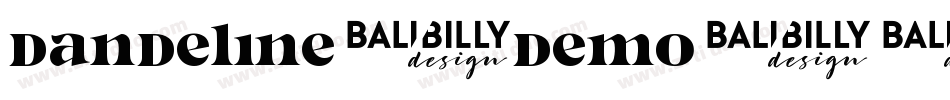 Dandeline-Demo字体转换 Dandeline-Demo字体转换