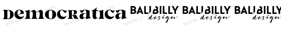 Democratica字体转换