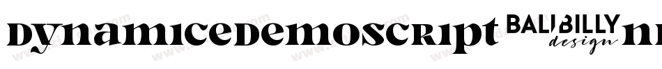 DynamiceDemoScript-nRgV0字体转换