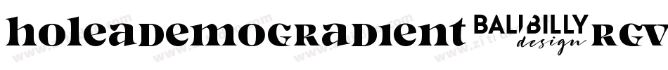 HoleaDemoGradient-rgvqx字体转换