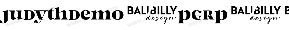 JudythDemo-PgrP字体转换