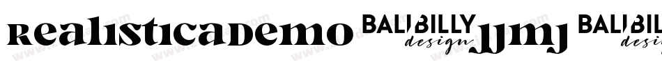 RealisticaDemo-Jjmj字体转换