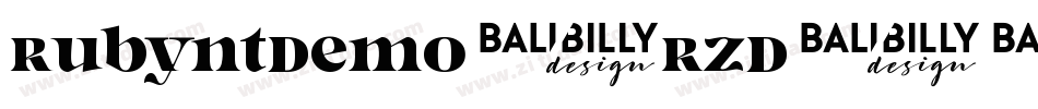 RubyntDemo-RzD6字体转换