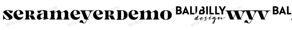 SerameyerDemo-WyV6z字体转换