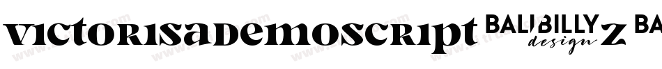 VictorisaDemoScript-z8rqw字体转换 VictorisaDemoScript-z8rqw字体转换