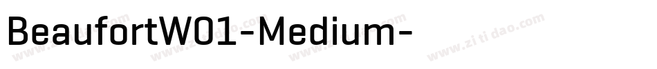 BeaufortW01-Medium字体转换