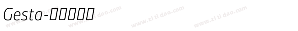 Gesta字体转换