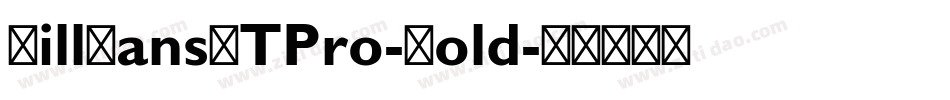 GillSansMTPro-Bold字体转换