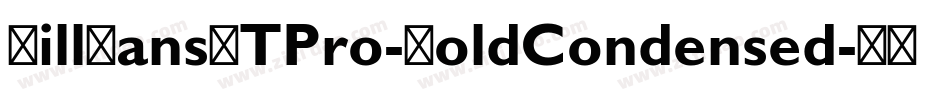 GillSansMTPro-BoldCondensed字体转换