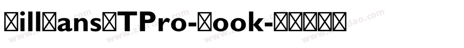 GillSansMTPro-Book字体转换