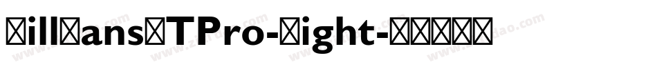 GillSansMTPro-Light字体转换