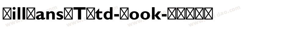 GillSansMTStd-Book字体转换