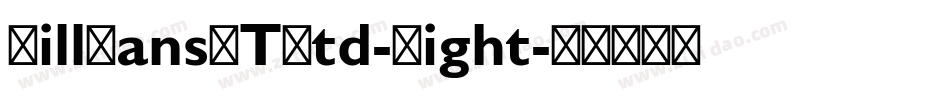 GillSansMTStd-Light字体转换