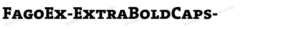 FagoEx-ExtraBoldCaps字体转换