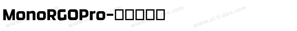 MonoRGOPro字体转换