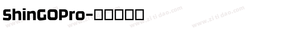 ShinGOPro字体转换