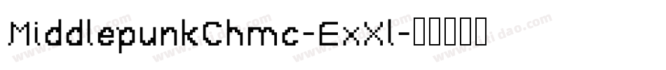 MiddlepunkChmc-ExXl字体转换