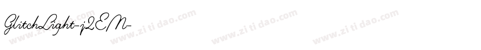 GlitchLight-j2EM字体转换