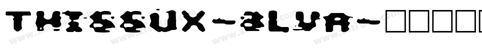 Thissux-8LvA字体转换