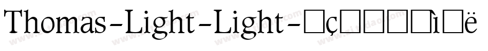 Thomas-Light-Light字体转换