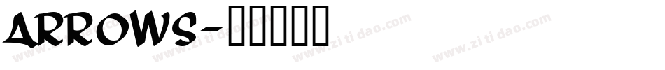Arrows字体转换