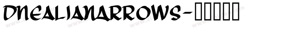 DNealianArrows字体转换