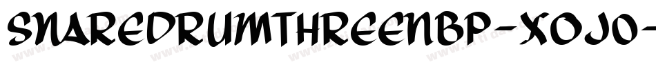 SnaredrumThreeNbp-xOj0字体转换