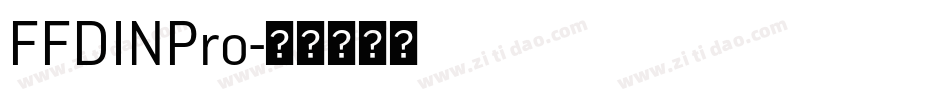 FFDINPro字体转换