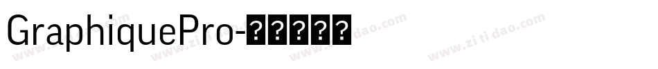 GraphiquePro字体转换