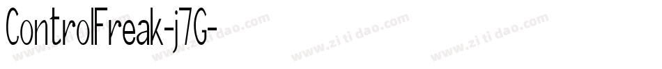 ControlFreak-j7G字体转换