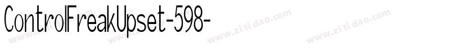 ControlFreakUpset-598字体转换