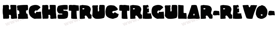 HighstructRegular-reVO字体转换