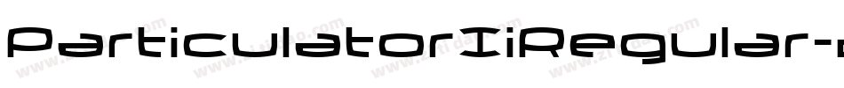 ParticulatorIiRegular-2z18字体转换