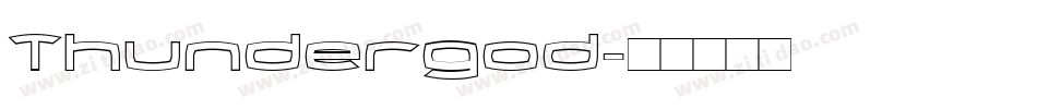 Thundergod字体转换