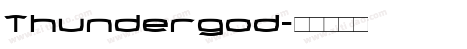 Thundergod字体转换