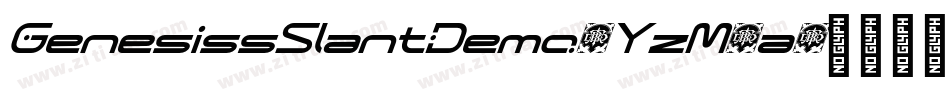 GenesissSlantDemo-YzM5a字体转换