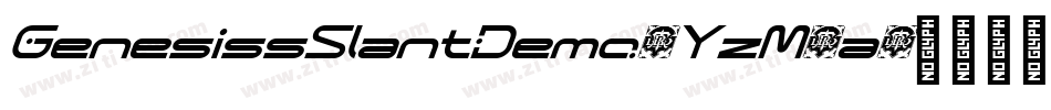 GenesissSlantDemo-YzM5a字体转换