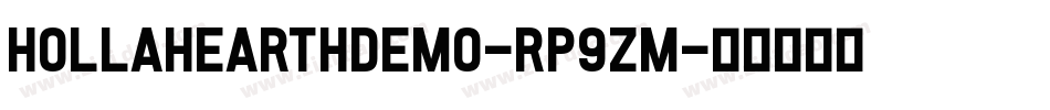 HollaHearthDemo-Rp9ZM字体转换