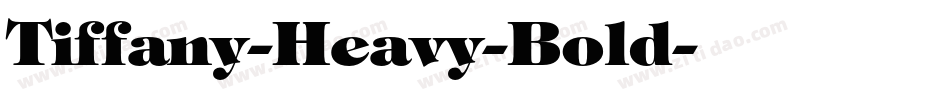 Tiffany-Heavy-Bold字体转换