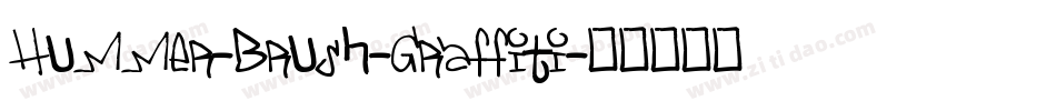 Hummer-Brush-Graffiti字体转换