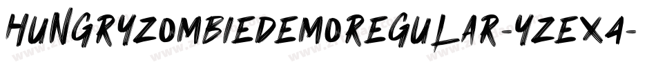 HungryZombieDemoRegular-YzEX4字体转换 HungryZombieDemoRegular-YzEX4字体转换