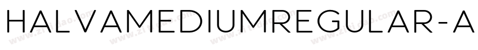 HalvamediumRegular-ALmwM字体转换