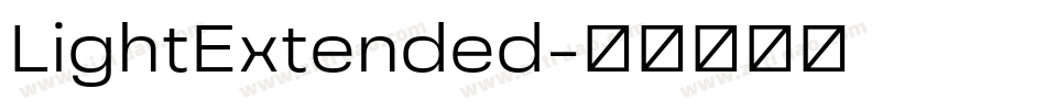 LightExtended字体转换