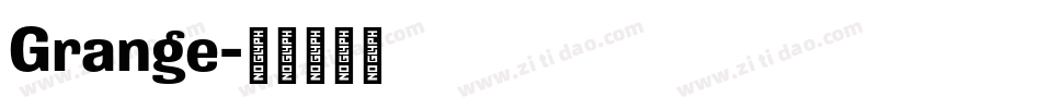 Grange字体转换