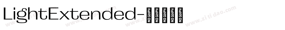 LightExtended字体转换